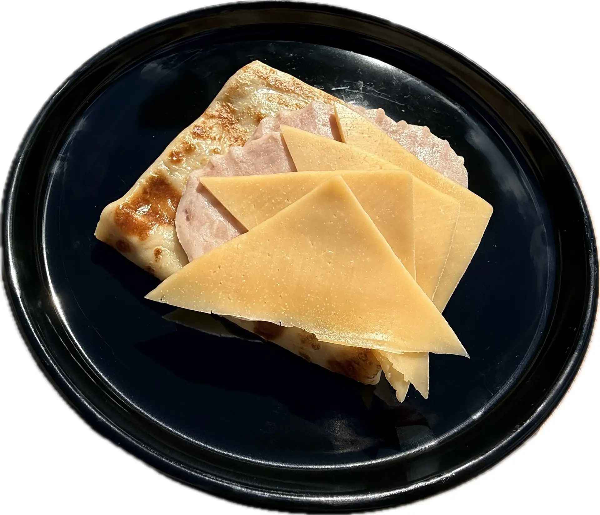 Блин с ветчиной и сыром